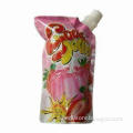 Doypack Pouch with Spout for Jelly, Food Grade Material, Non-benzene Printing